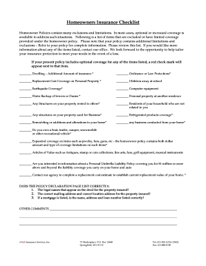comprehensive homeowners insurance coverage checklist to help you protect your property, belongings, and liability with the right policies and ensure peace of mind.